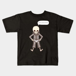 Do You Like My Costume? - Mr. Skeleton Kids T-Shirt